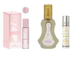 3pcs Bundle Al Rehab Soft & Delilah parfums